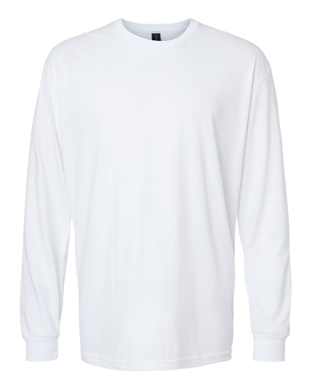 Gildan 64440CVC Unisex Softstyle® CVC Long Sleeve T-Shirt in White