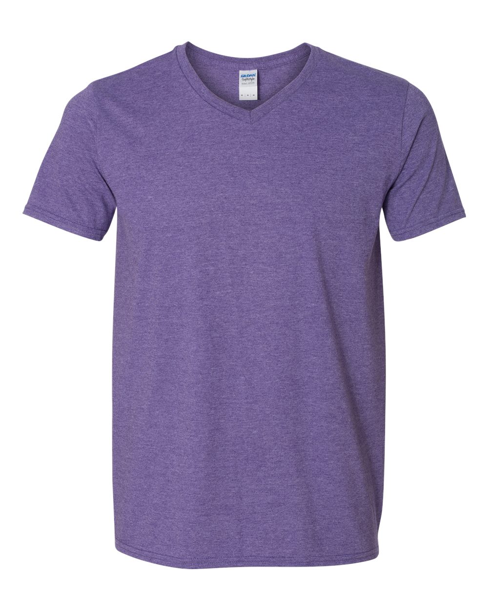 Gildan 64V00 Unisex Softstyle® V-Neck T-Shirt in Heather Purple