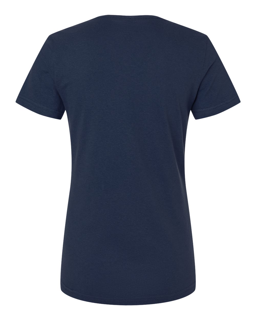 Gildan 64V00L Women's Softstyle® V-Neck T-Shirt in Navy, back