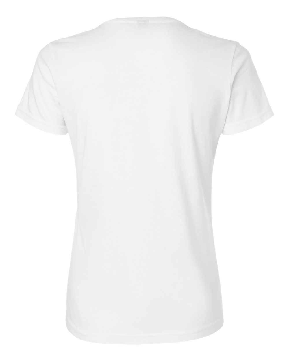 Gildan 64V00L Women's Softstyle® V-Neck T-Shirt in White, back
