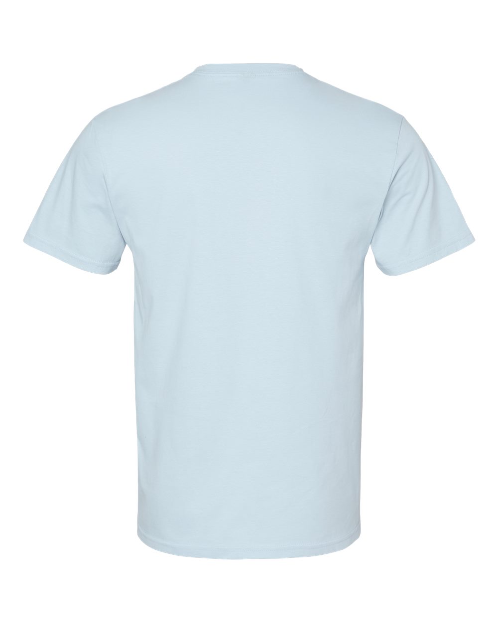 Gildan 65000 Unisex Softstyle® Midweight T-Shirt in Light Blue, back