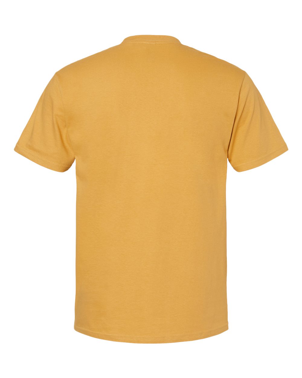 Gildan 65000 Unisex Softstyle® Midweight T-Shirt in Mustard, back