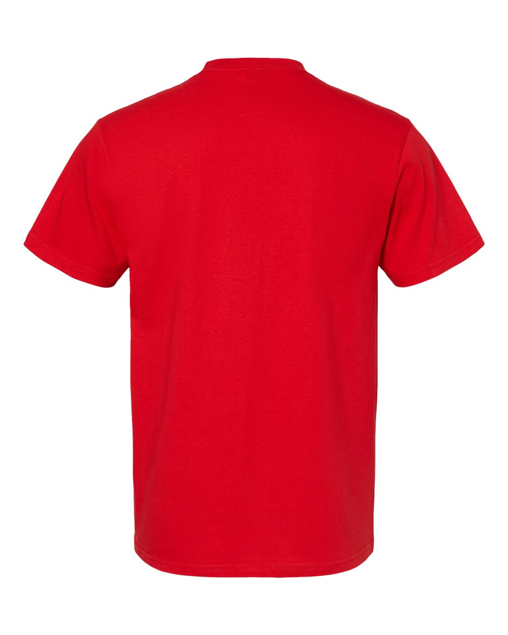Gildan 65000 Unisex Softstyle® Midweight T-Shirt in Red, back