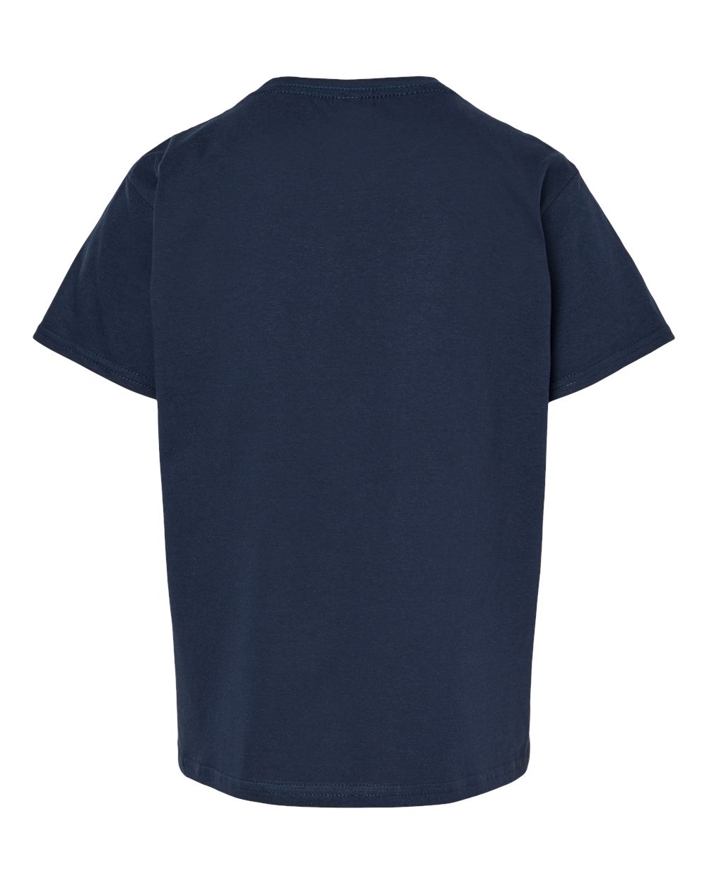 Gildan 65000B Youth Softstyle® Midweight T-Shirt in Navy, back