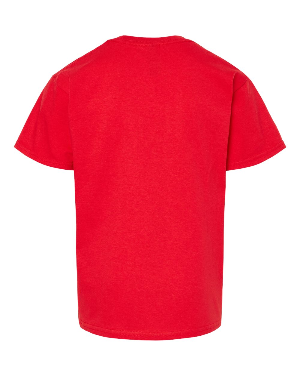 Gildan 65000B Youth Softstyle® Midweight T-Shirt in Red, back