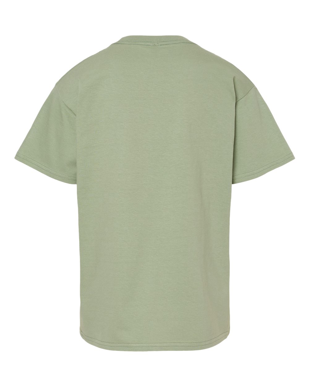 Gildan 65000B Youth Softstyle® Midweight T-Shirt in Sage, back