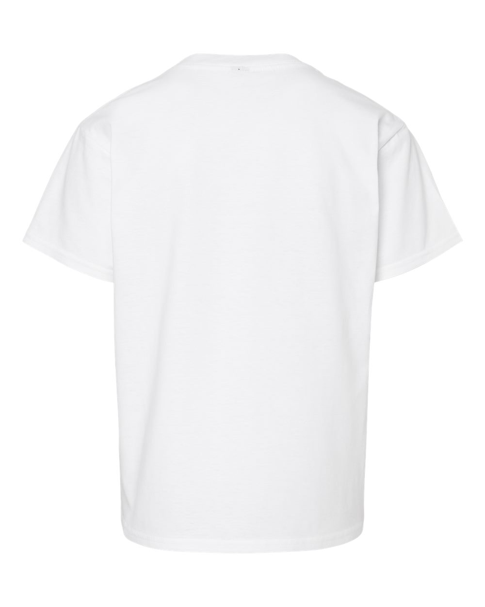 Gildan 65000B Youth Softstyle® Midweight T-Shirt in White, back
