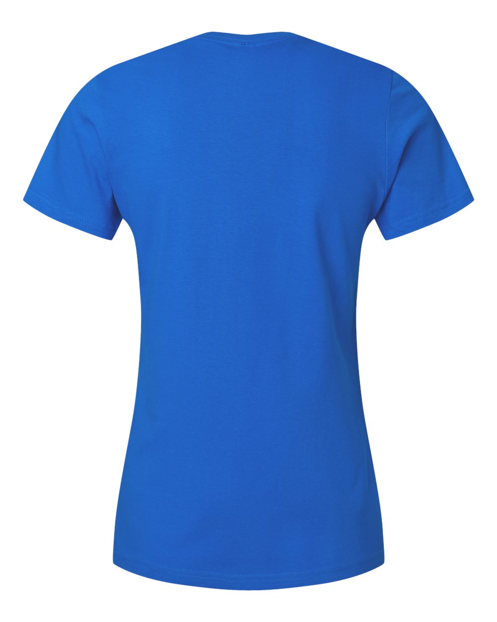 Gildan 65000L Women's Softstyle® Midweight T-Shirt in Royal, back