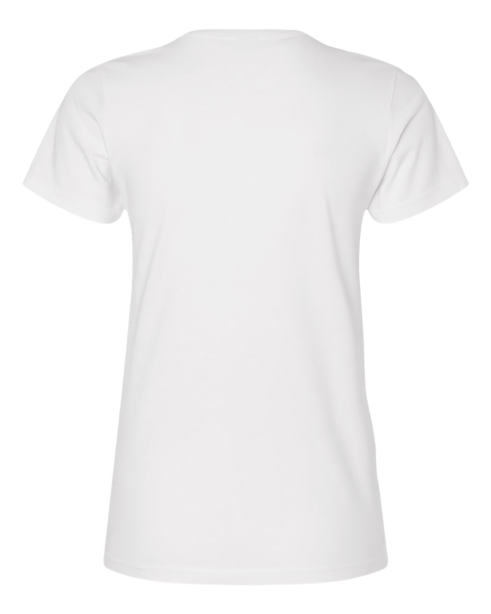Gildan 65000L Women's Softstyle® Midweight T-Shirt in White, back