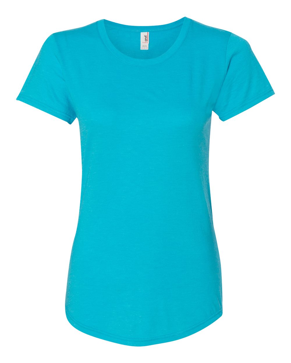 Gildan 6750L Women's Softstyle® Triblend T-Shirt in Heather Caribbean Blue