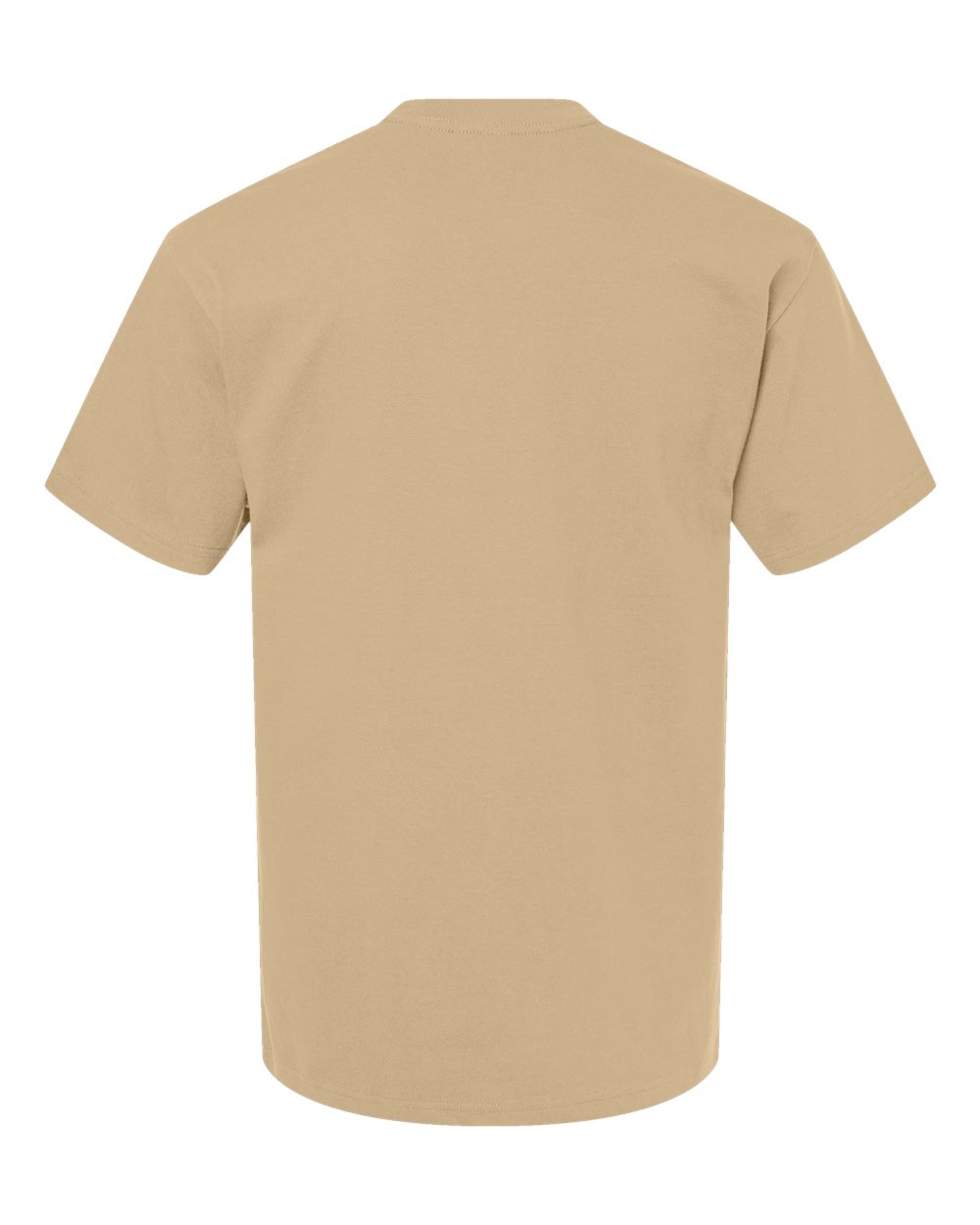 Gildan 75000 Unisex Hammer™ Maxweight T-Shirt in Tan, back