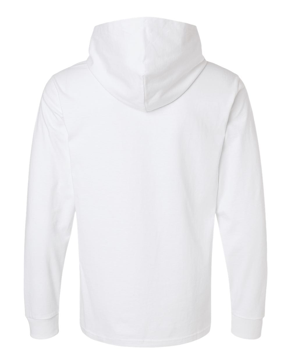 Gildan 75500 Unisex Hammer™ Maxweight Hooded T-Shirt in White, back