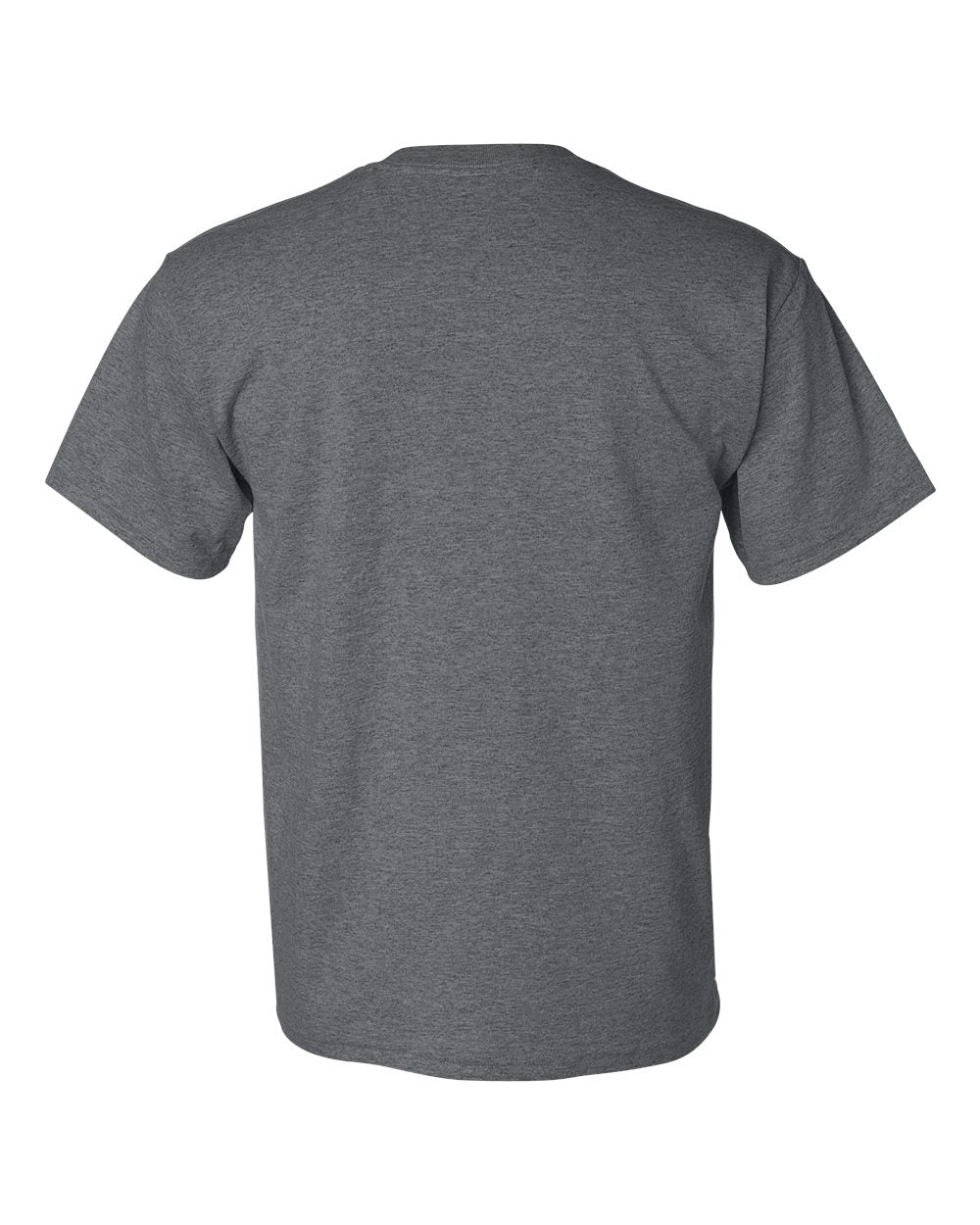 Gildan 8000 Unisex DryBlend® T-Shirt in Dark Heather, back