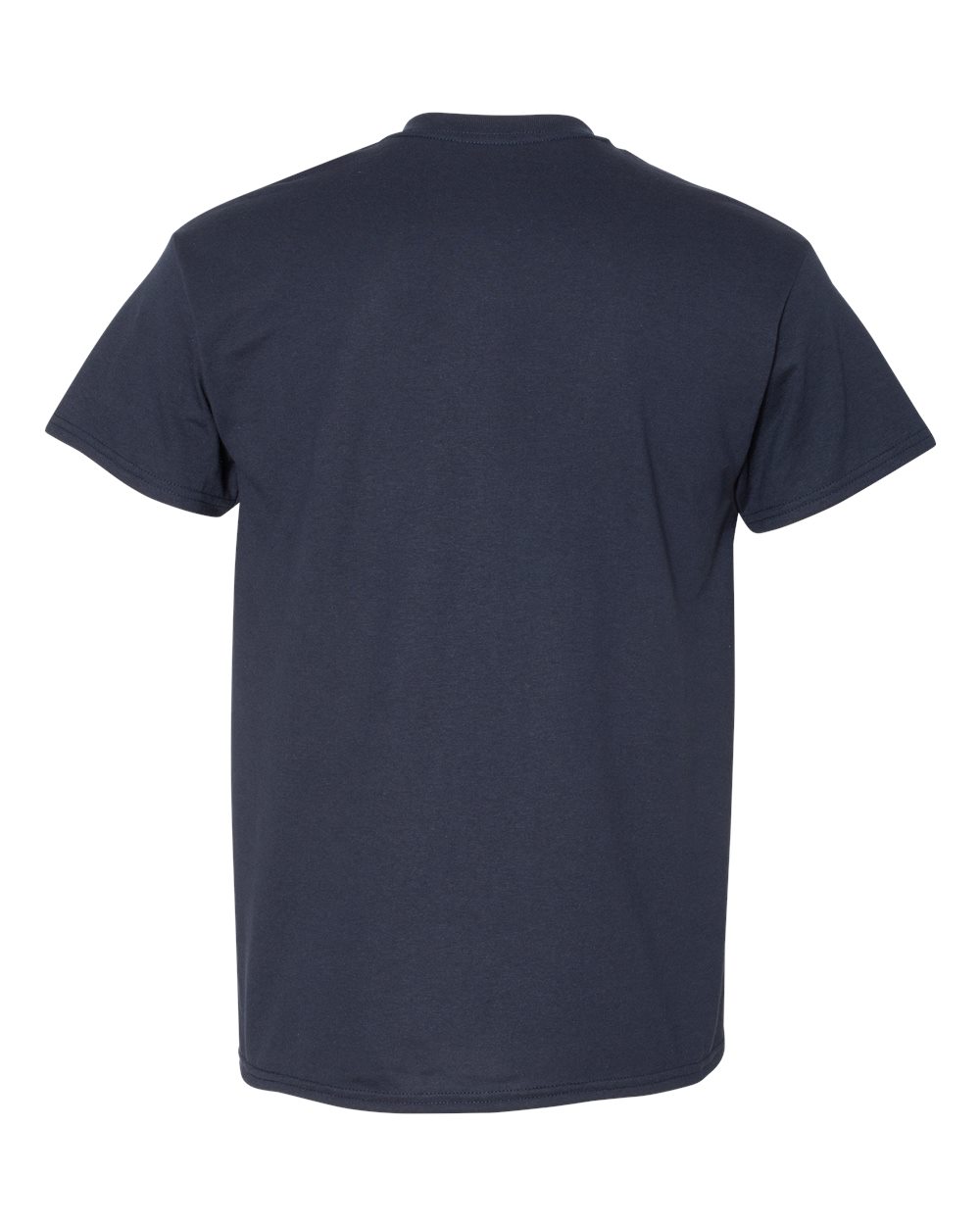 Gildan 8000 Unisex DryBlend® T-Shirt in Dark Navy, back