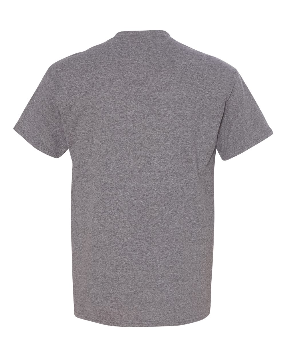Gildan 8000 Unisex DryBlend® T-Shirt in Graphite Heather, back