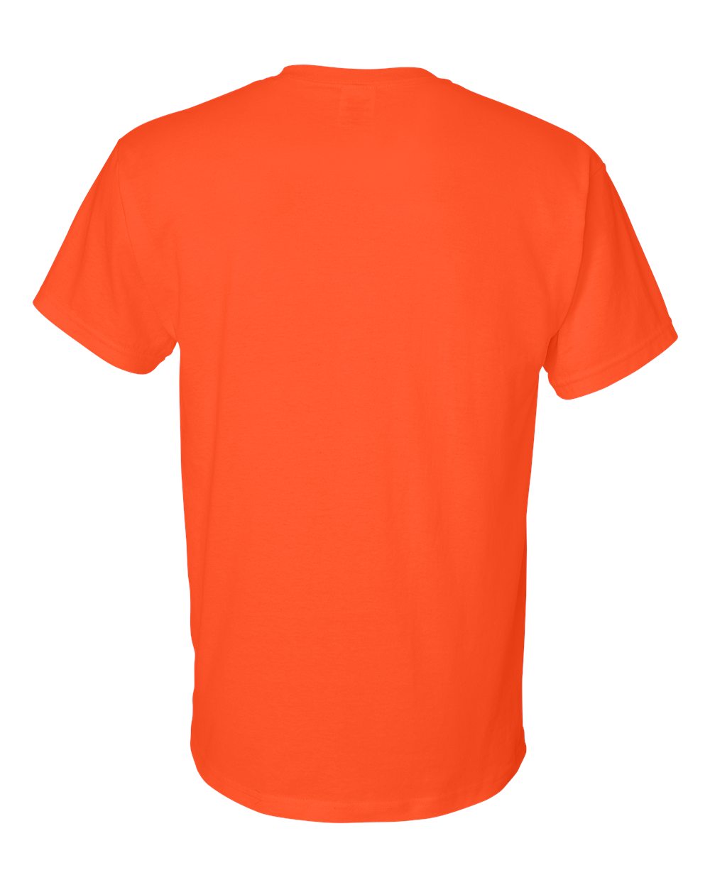 Gildan 8000 Unisex DryBlend® T-Shirt in Orange, back