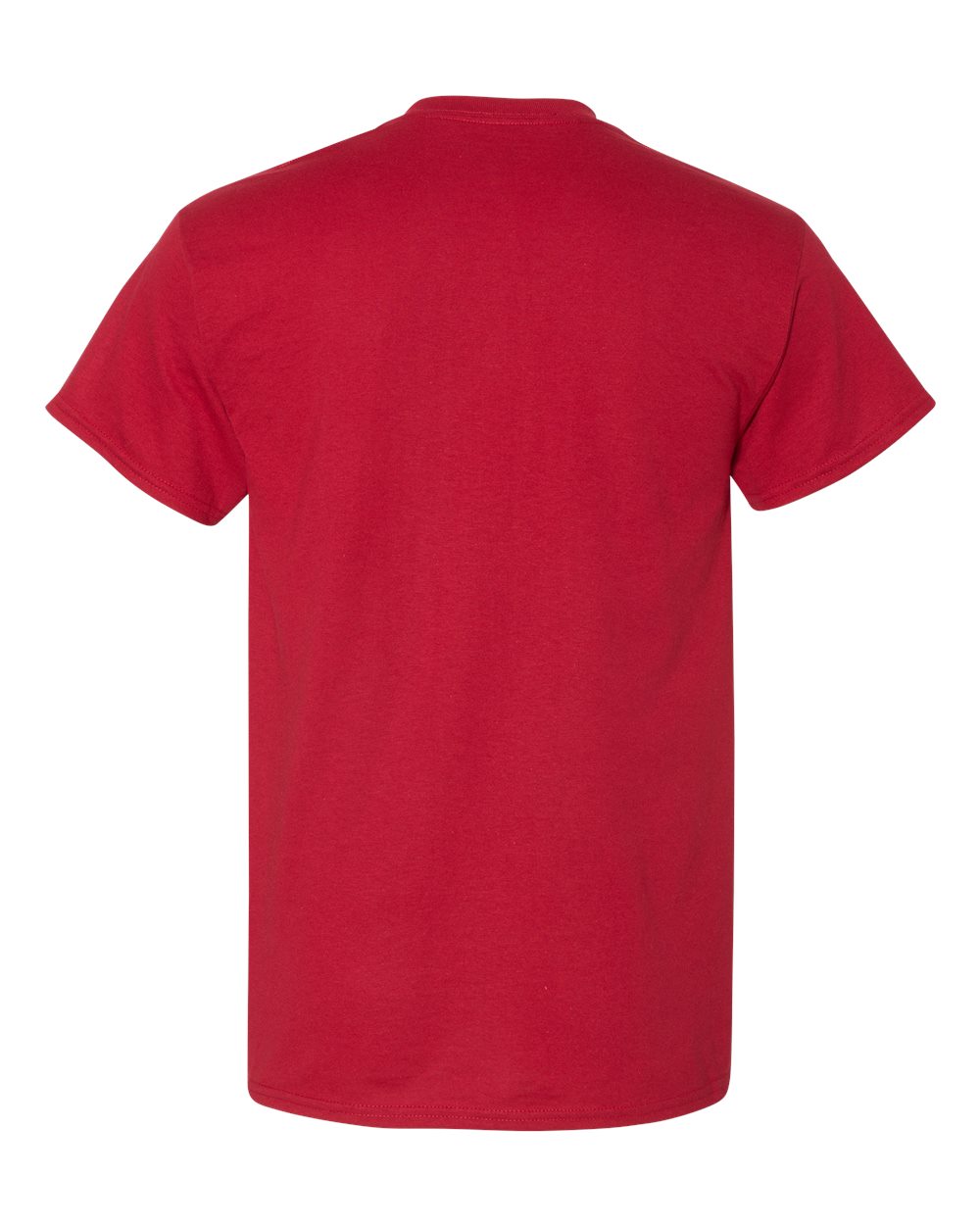 Gildan 8000 Unisex DryBlend® T-Shirt in Scarlet Red, back