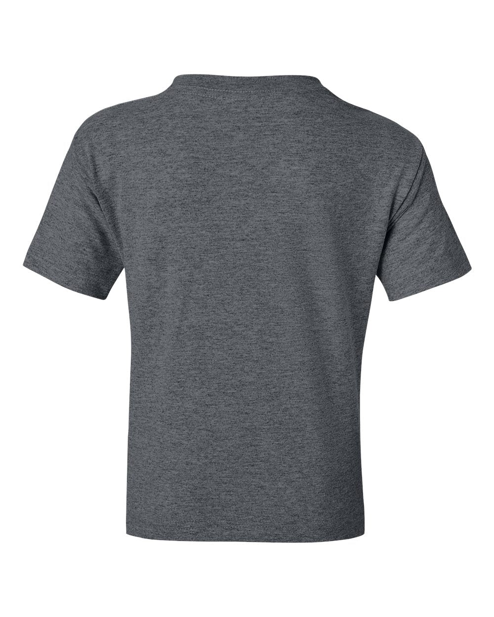 Gildan 8000B Youth DryBlend® T-Shirt in Dark Heather, back