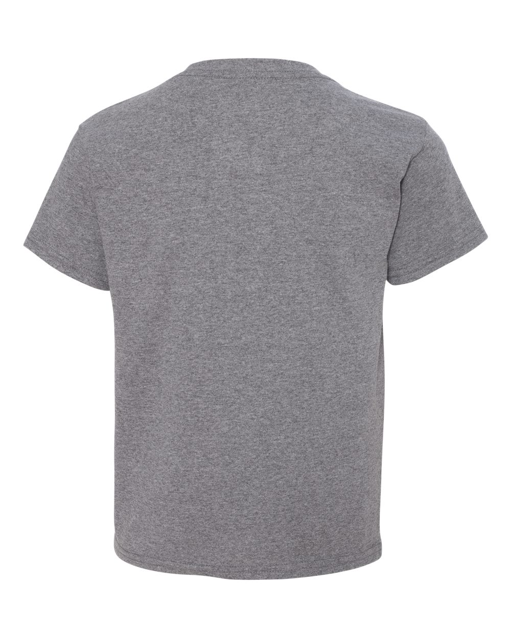 Gildan 8000B Youth DryBlend® T-Shirt in Graphite Heather, back
