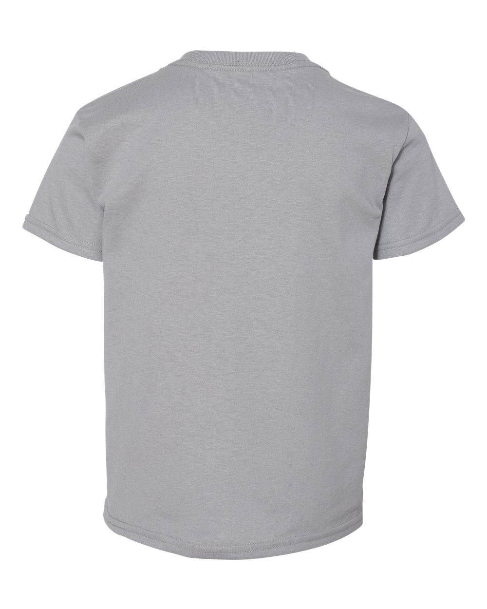 Gildan 8000B Youth DryBlend® T-Shirt in Gravel, back
