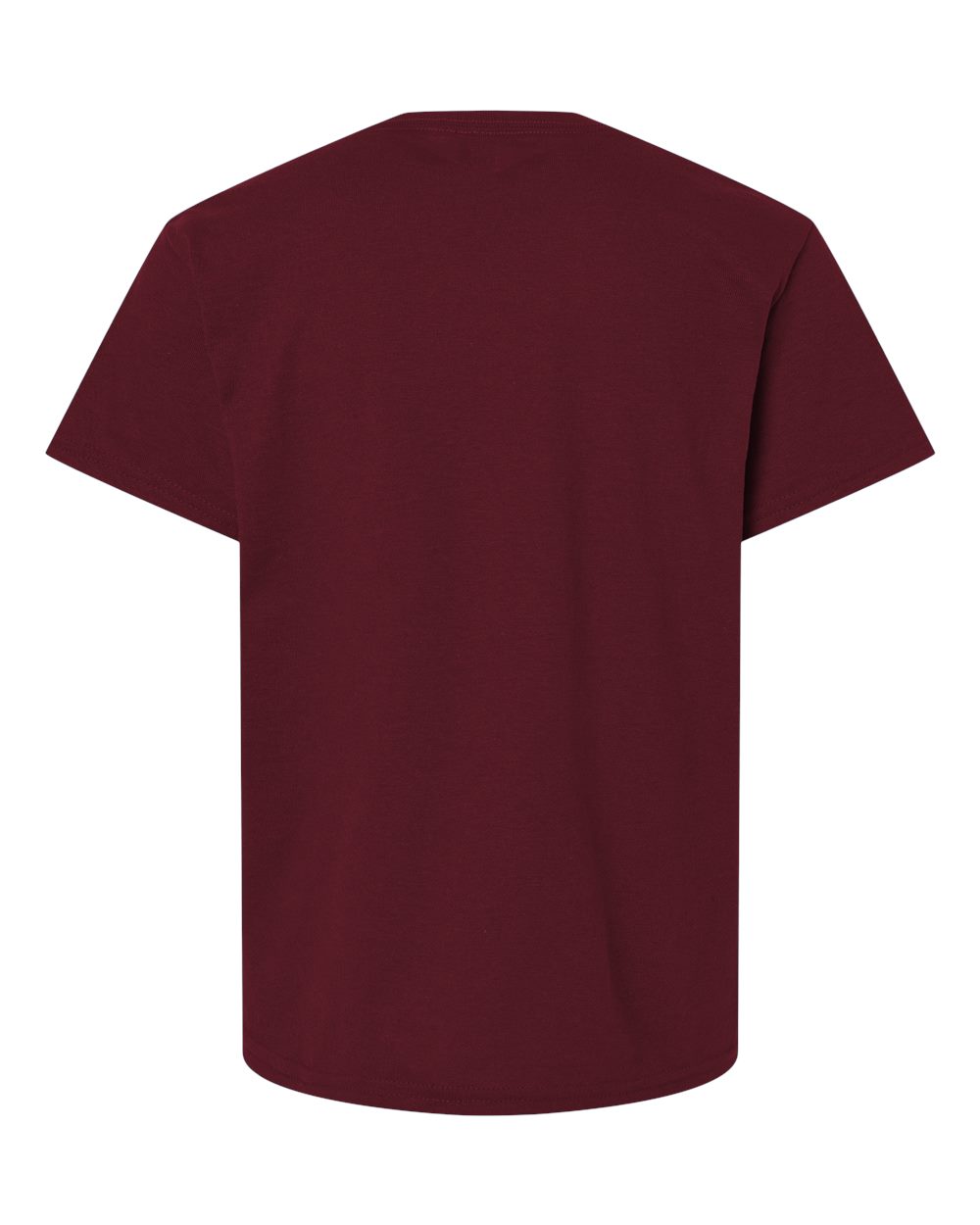 Gildan 8000B Youth DryBlend® T-Shirt in Maroon, back