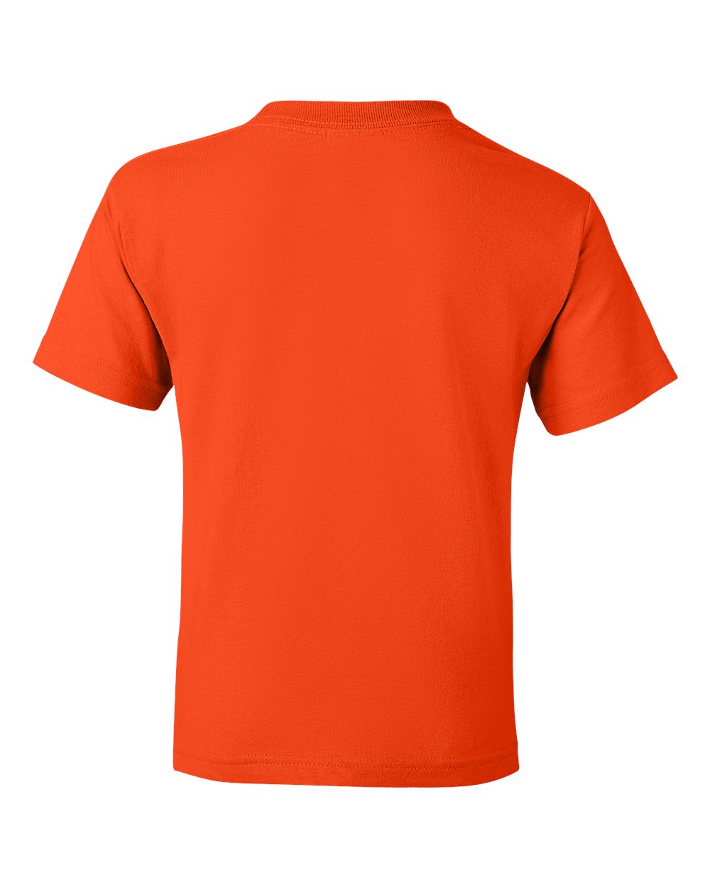 Gildan 8000B Youth DryBlend® T-Shirt in Orange, back