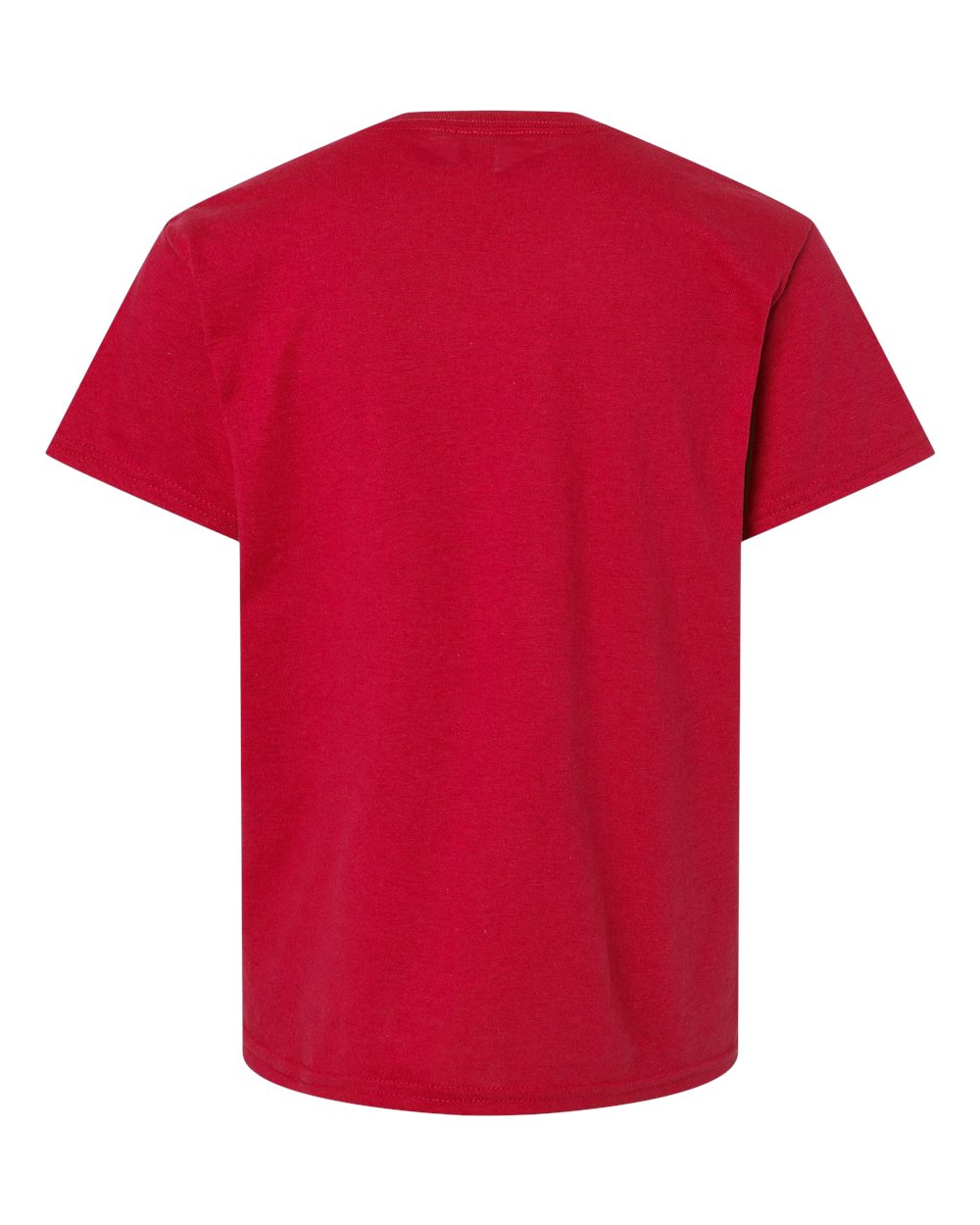 Gildan 8000B Youth DryBlend® T-Shirt in Red, back