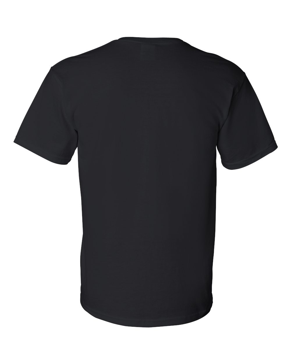 Gildan 8300 Unisex DryBlend® Pocket T-Shirt in Black, back