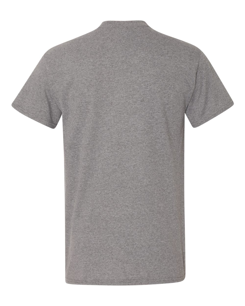 Gildan 8300 Unisex DryBlend® Pocket T-Shirt in Graphite Heather, back