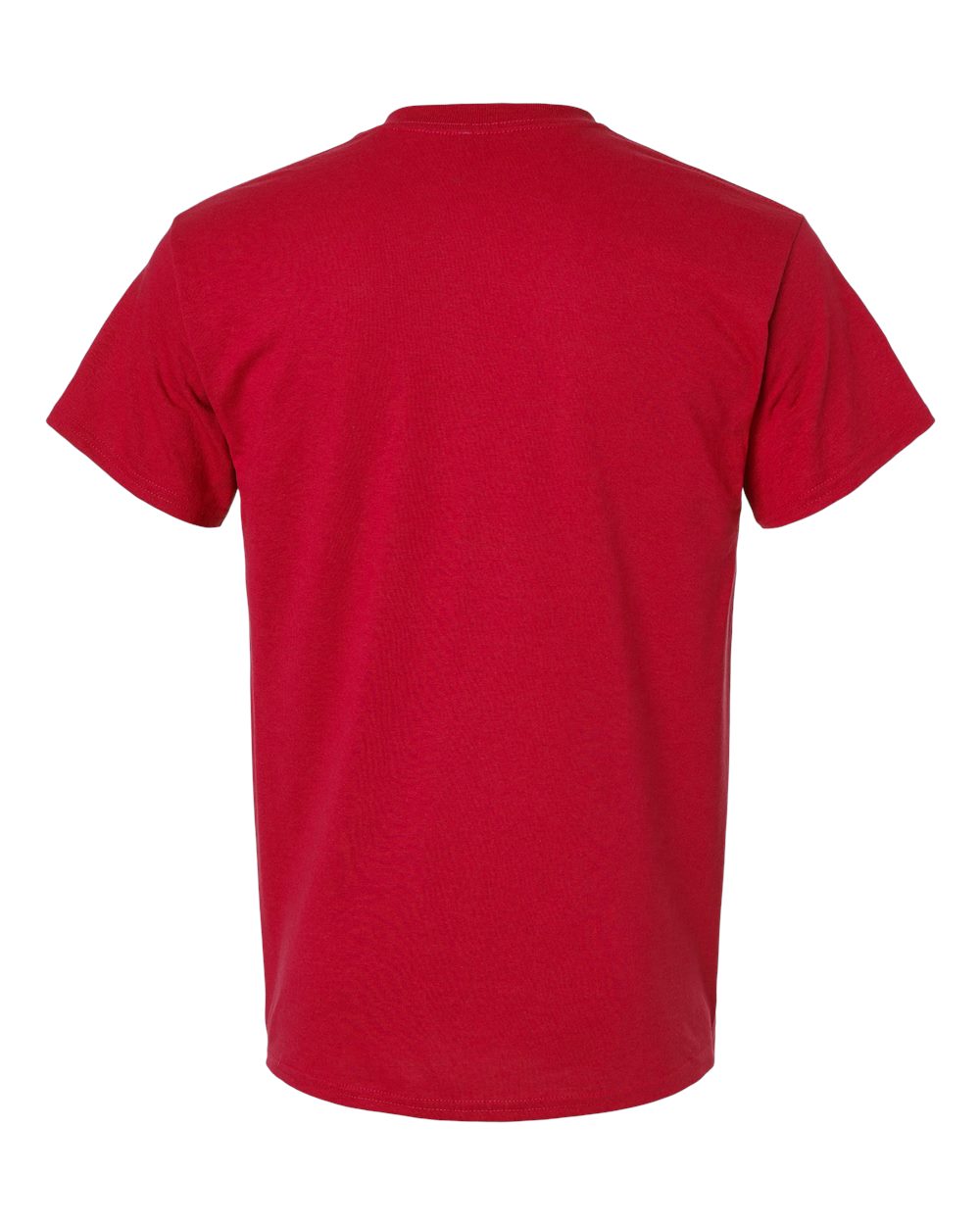 Gildan 8300 Unisex DryBlend® Pocket T-Shirt in Red, back