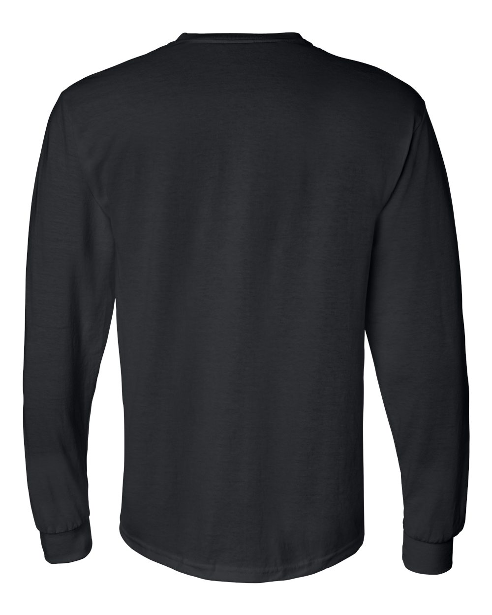 Gildan 8400 Unisex DryBlend® 50/50 Long Sleeve T-Shirt in Black, back