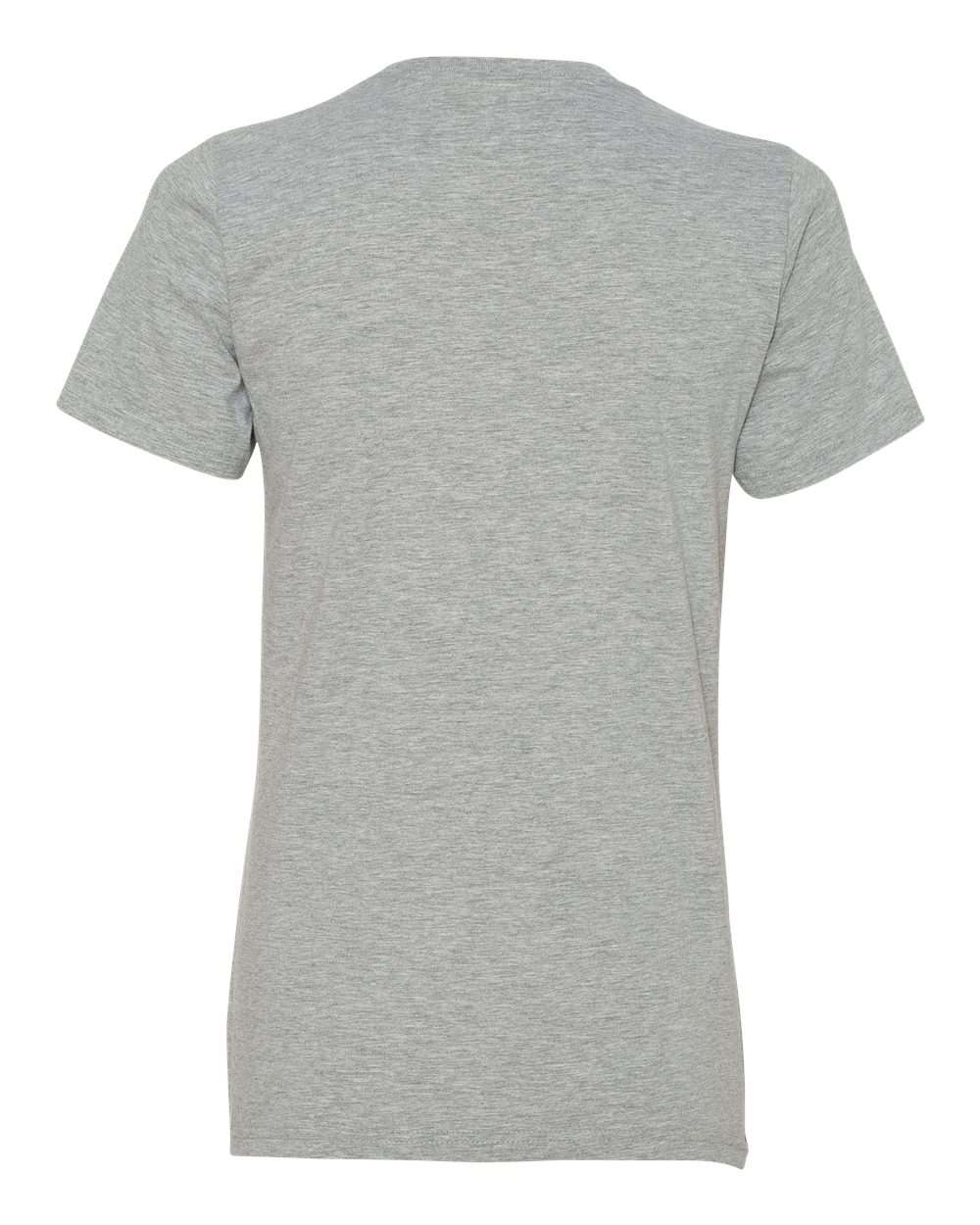 Gildan 880 Women's Softstyle® Lightweight T-Shirt in Heather Grey, back