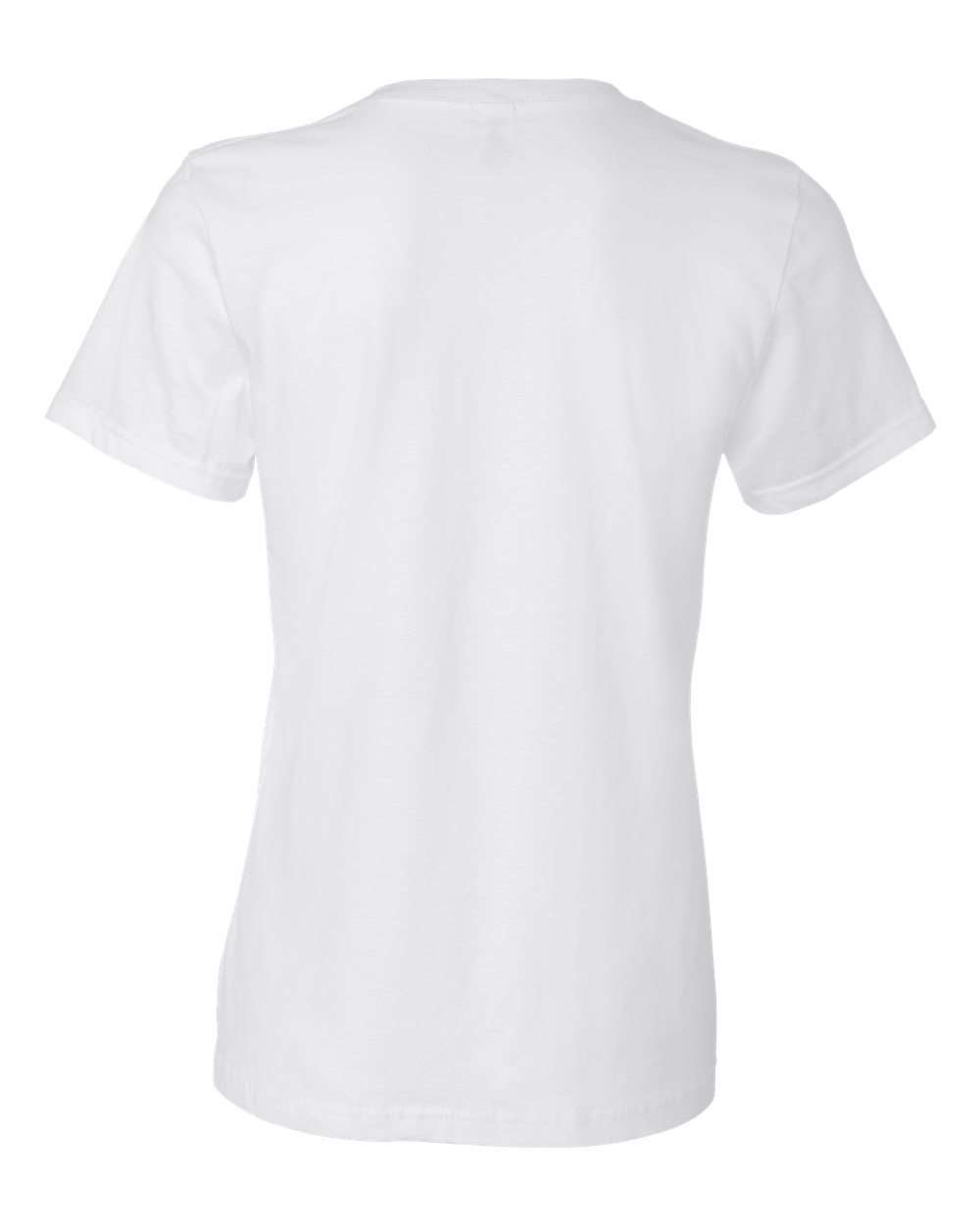 Gildan 880 Women's Softstyle® Lightweight T-Shirt in White, back