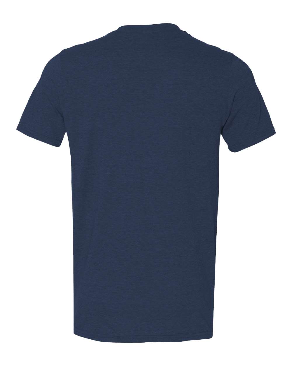Gildan 980 Unisex Softstyle® Lightweight T-Shirt in Heather Navy, back
