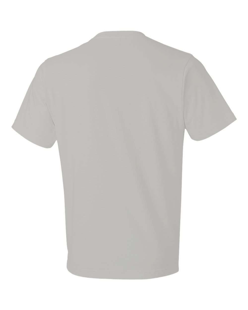Gildan 980 Unisex Softstyle® Lightweight T-Shirt in Storm Grey, back
