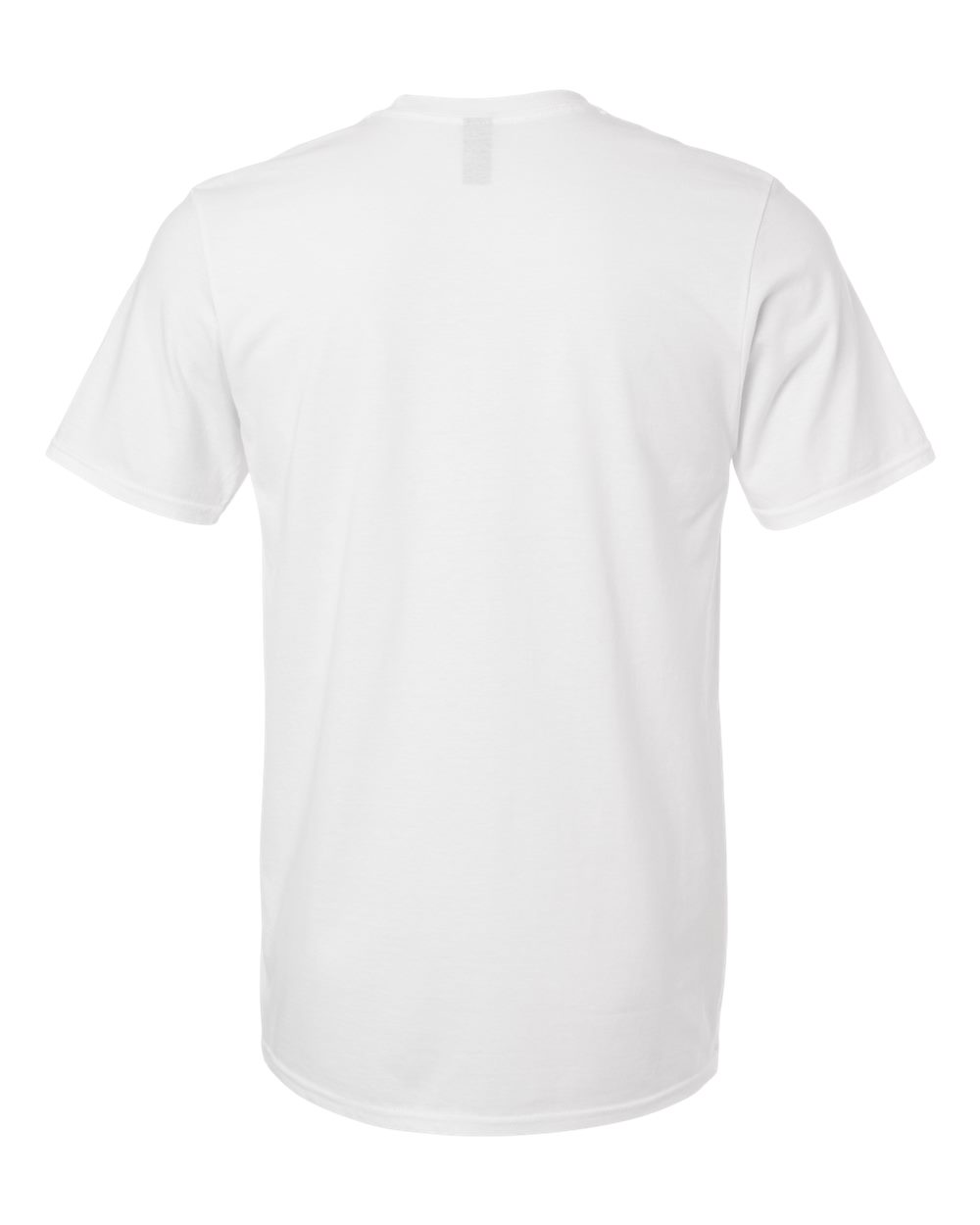 Gildan 980 Unisex Softstyle® Lightweight T-Shirt in White, back