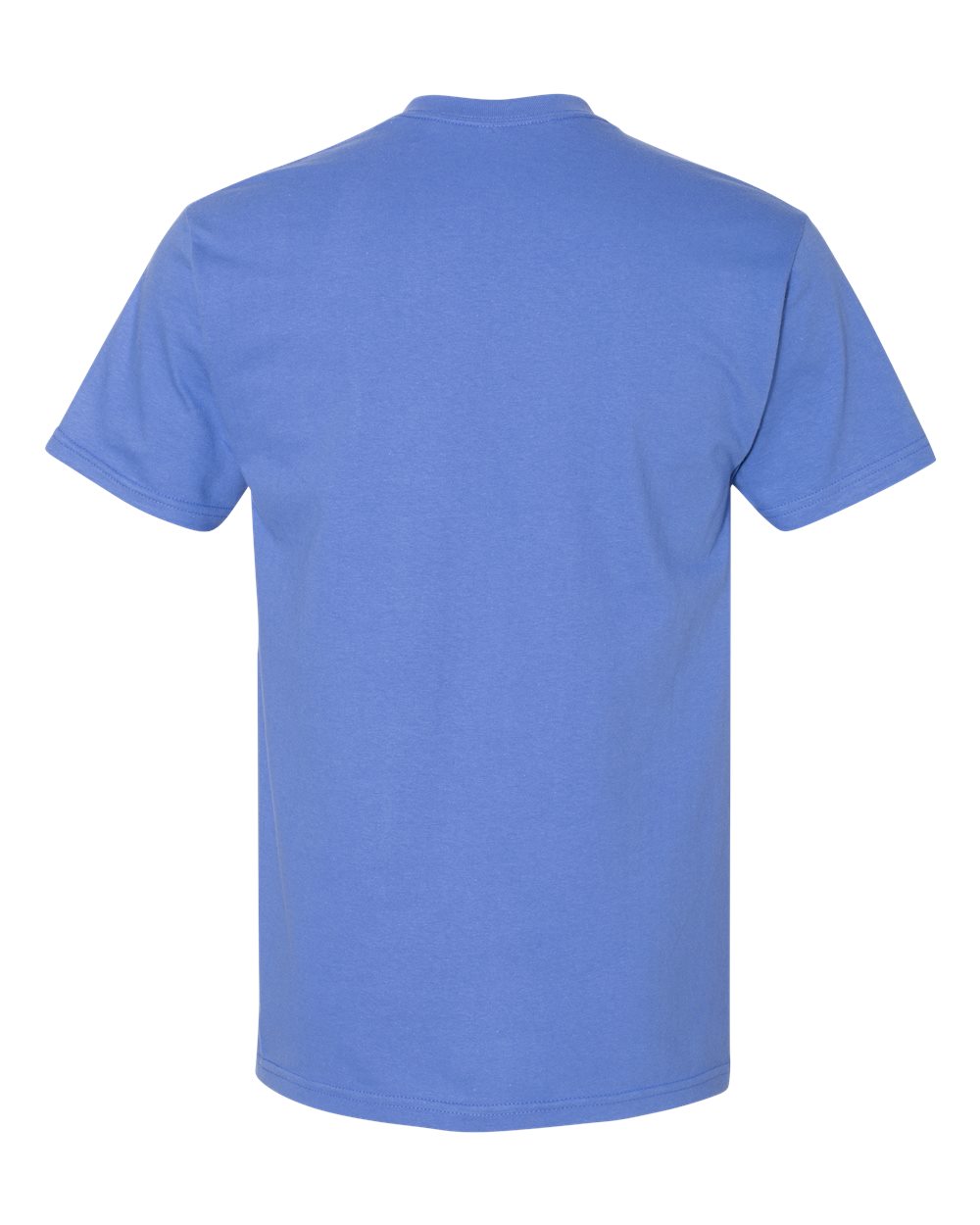 Gildan H000 Unisex Hammer™ T-Shirt in Flo Blue, back