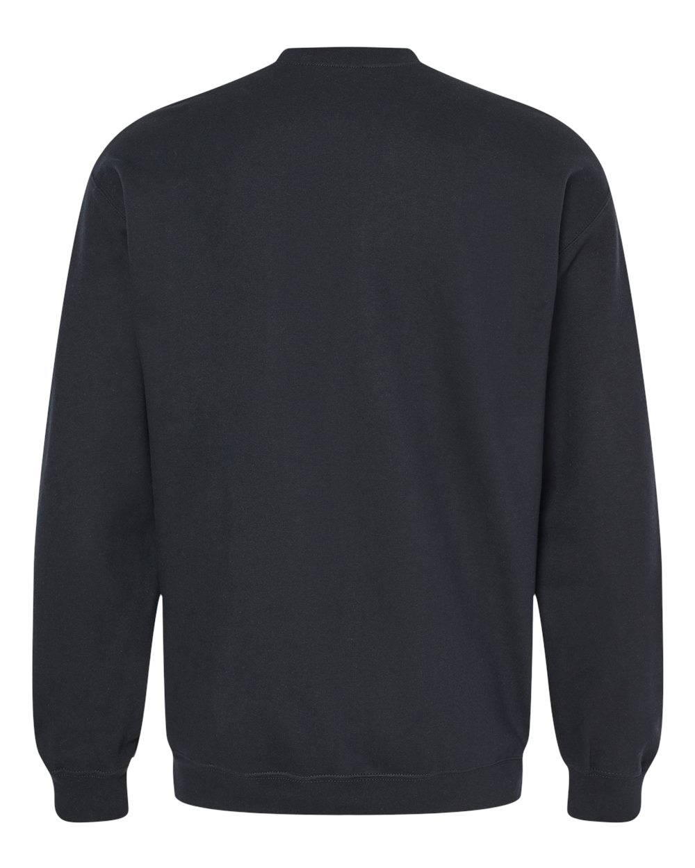 Gildan SF000 Unisex Softstyle® Midweight Crewneck Sweatshirt in Black, back