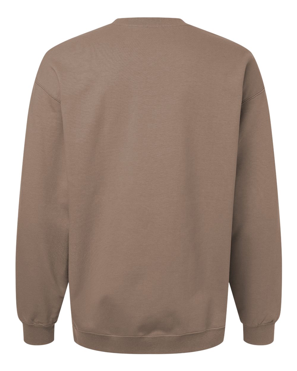Gildan SF000 Unisex Softstyle® Midweight Crewneck Sweatshirt in Brown Savana, back
