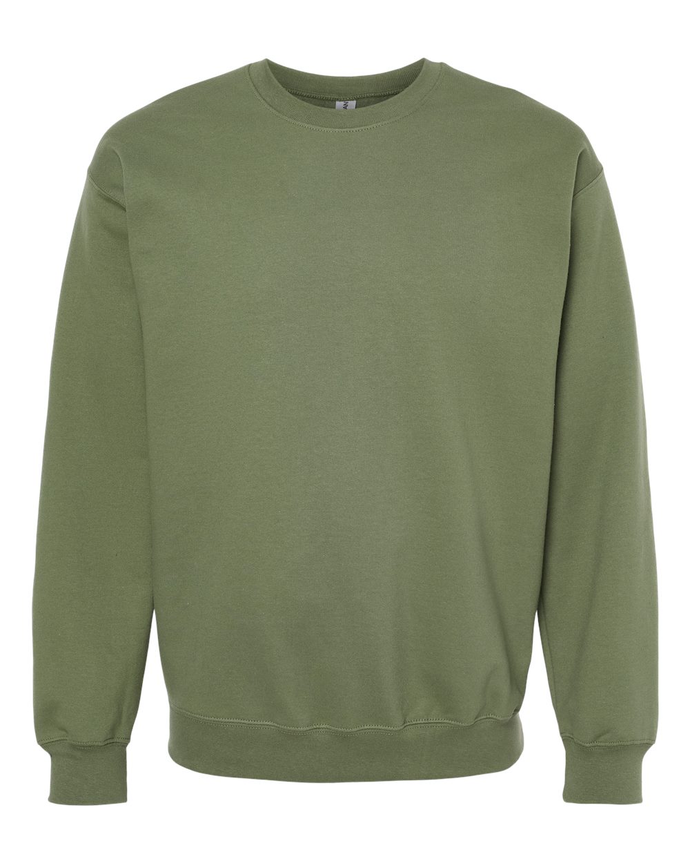 Gildan SF000 Unisex Softstyle® Midweight Crewneck Sweatshirt in Military Green