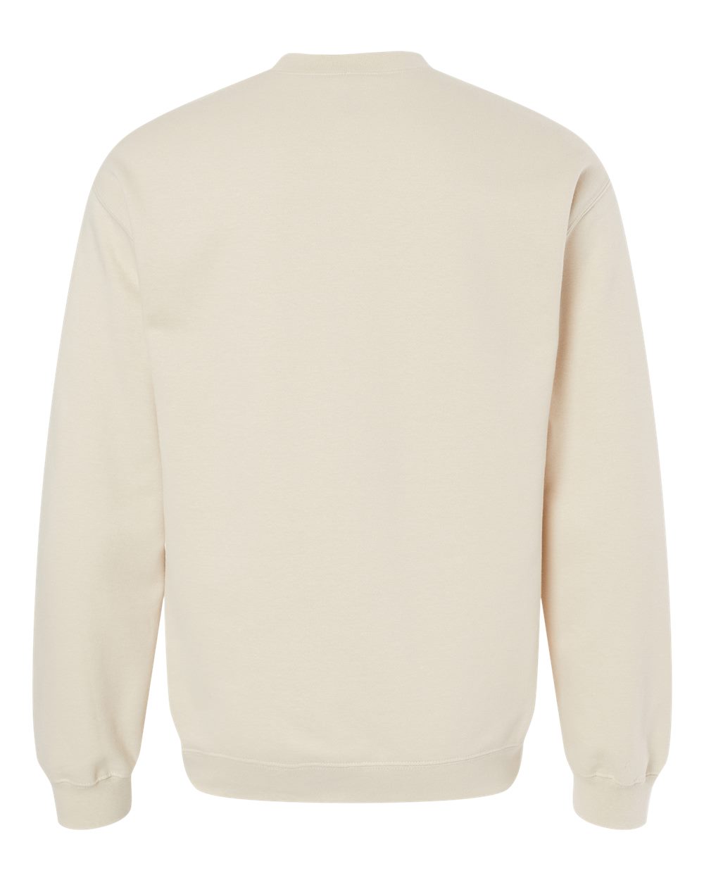 Gildan SF000 Unisex Softstyle® Midweight Crewneck Sweatshirt in Sand, back