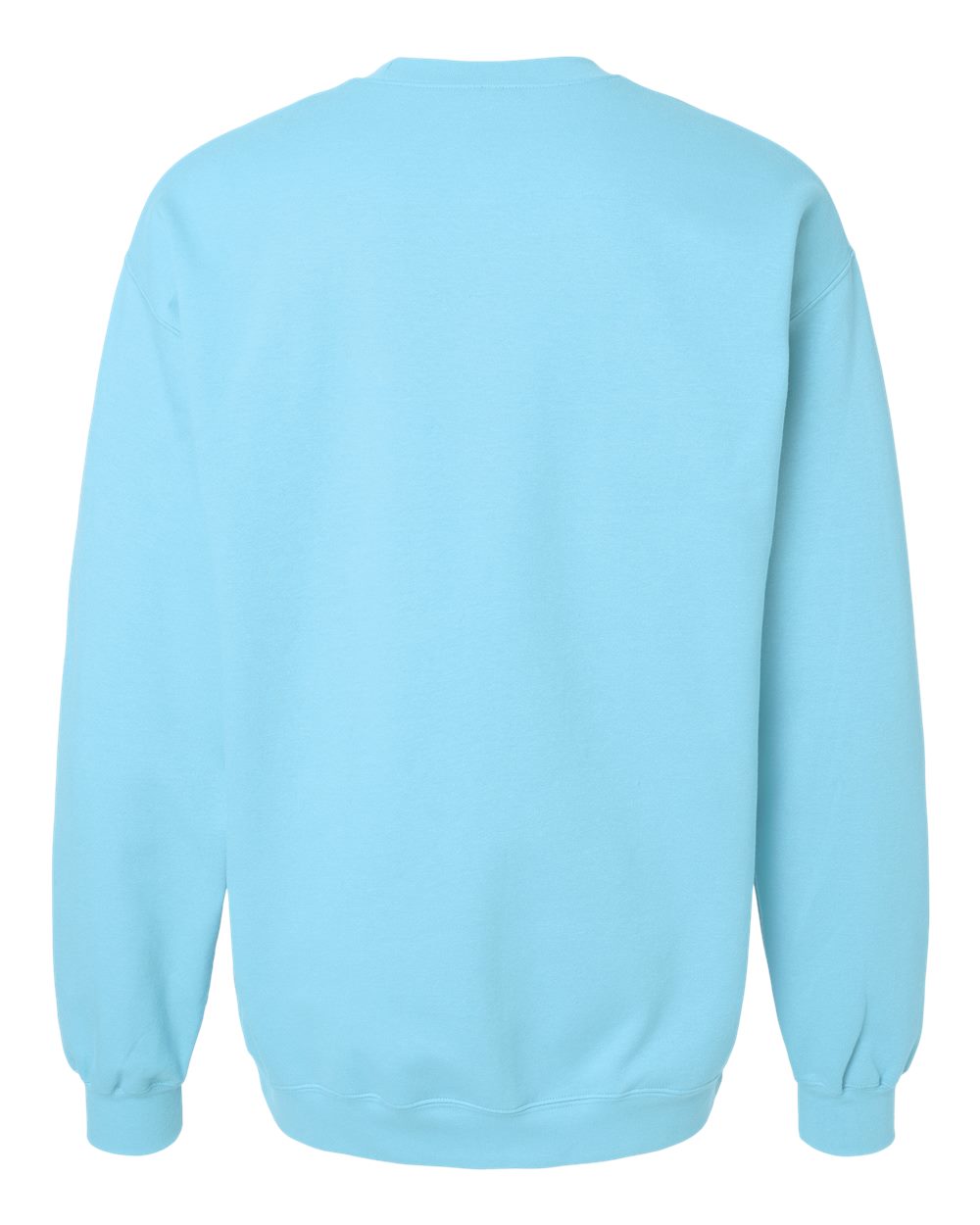 Gildan SF000 Unisex Softstyle® Midweight Crewneck Sweatshirt in Sky, back