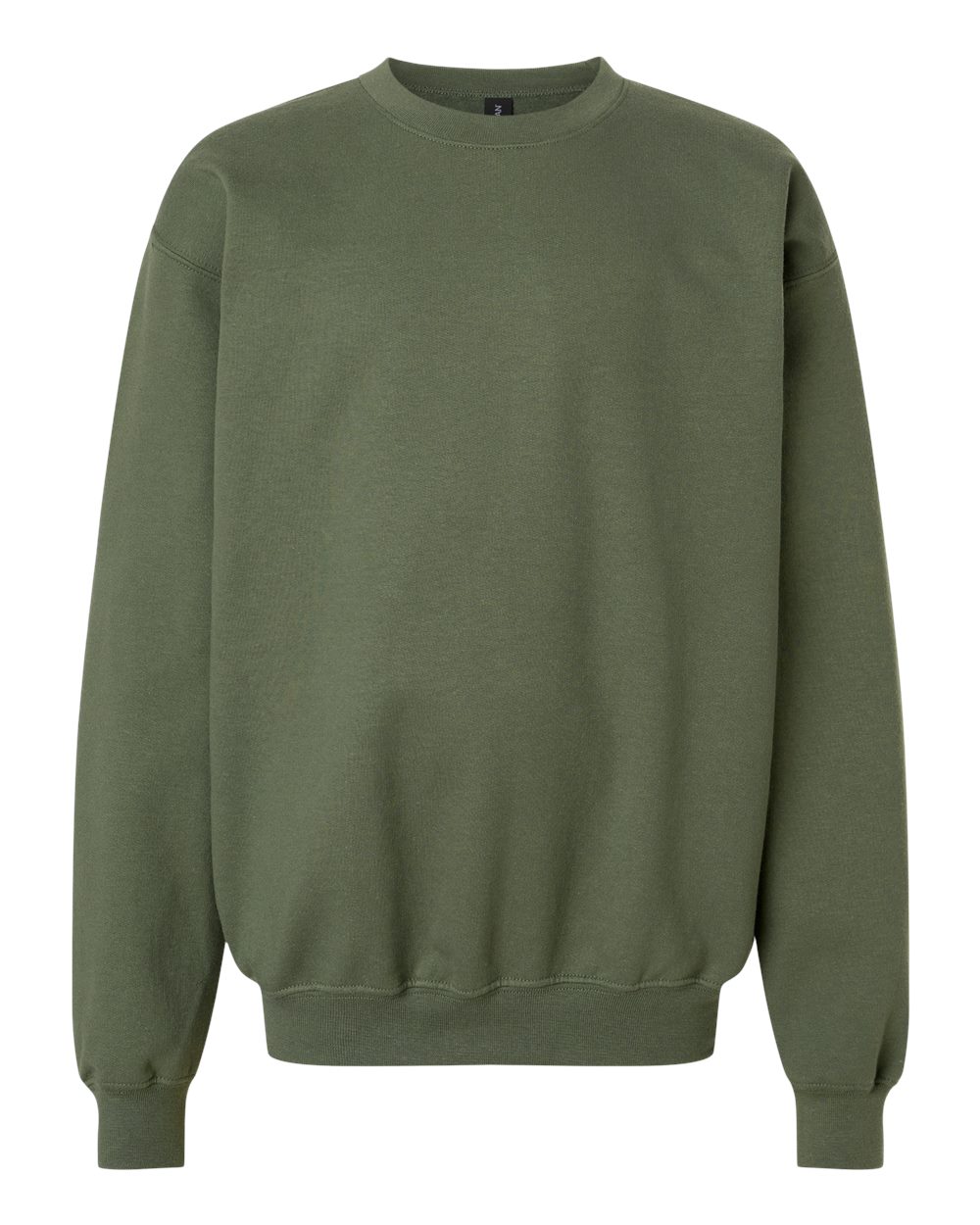 Gildan SF000B Youth Softstyle® Midweight Crewneck Sweatshirt in Military Green