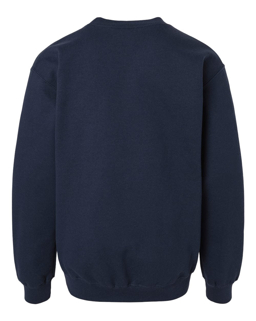 Gildan SF000B Youth Softstyle® Midweight Crewneck Sweatshirt in Navy, back