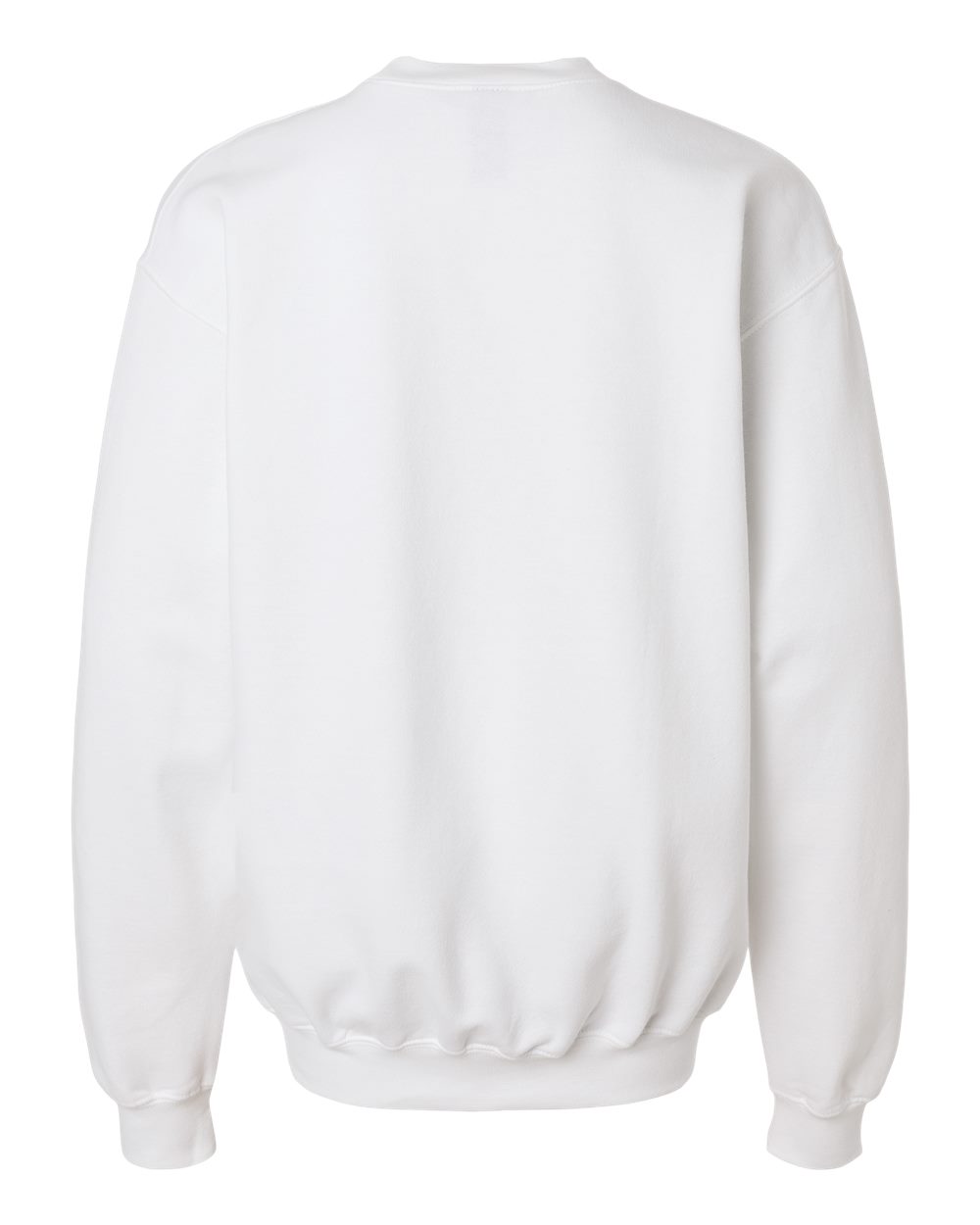 Gildan SF000B Youth Softstyle® Midweight Crewneck Sweatshirt in White, back