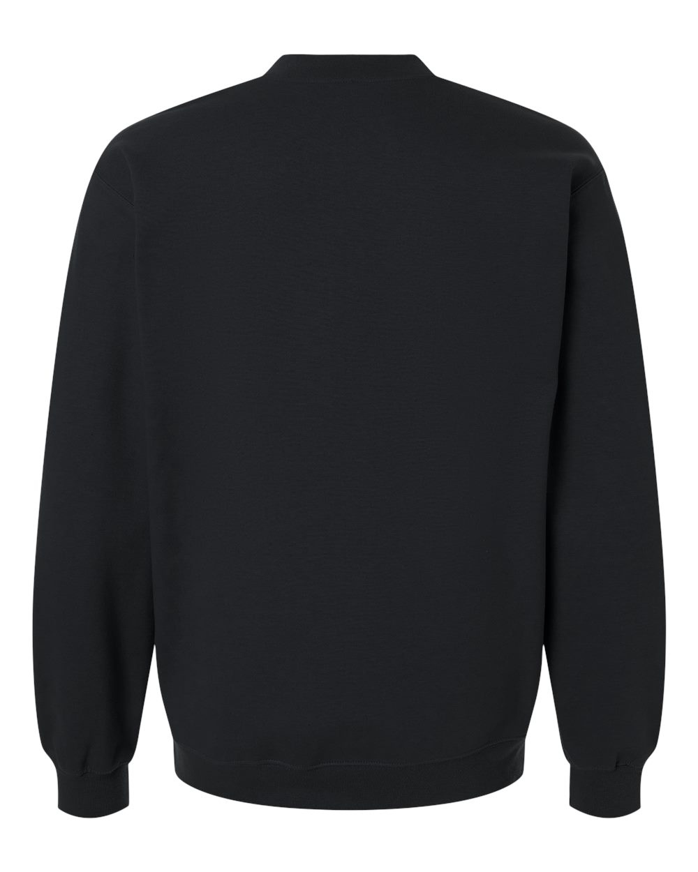 Gildan SF008 Unisex Softstyle® Midweight Quarter-Zip Sweatshirt in Black, back