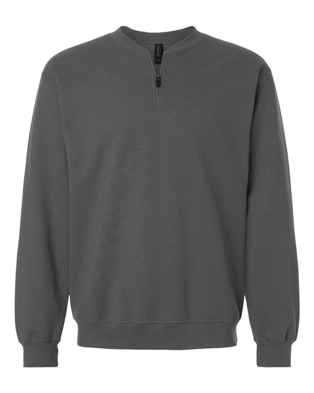 Gildan SF008 Unisex Softstyle® Midweight Quarter-Zip Sweatshirt in Charcoal