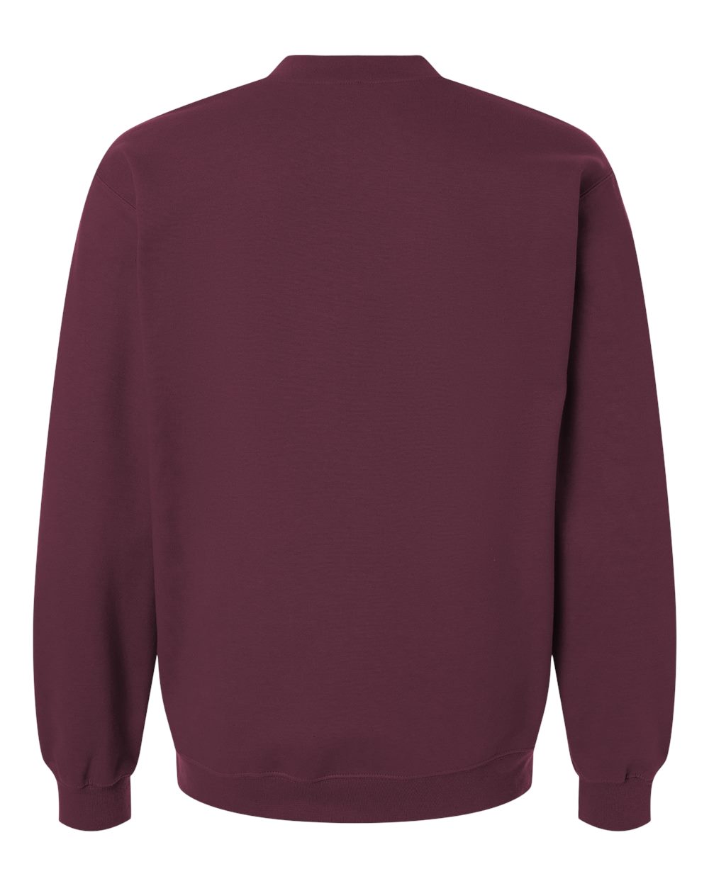 Gildan SF008 Unisex Softstyle® Midweight Quarter-Zip Sweatshirt in Maroon, back
