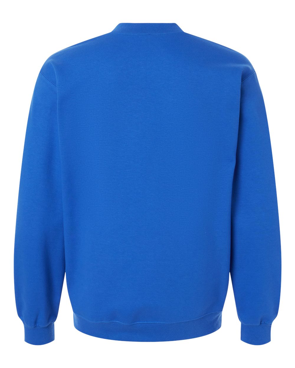 Gildan SF008 Unisex Softstyle® Midweight Quarter-Zip Sweatshirt in Royal, back
