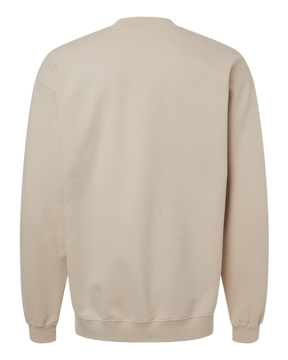 Gildan SF008 Unisex Softstyle® Midweight Quarter-Zip Sweatshirt in Sand, back